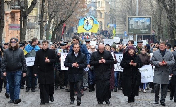 <em>Марш Мира во Львове (фото - zik.ua)</em>