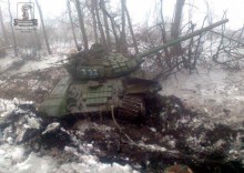 Разгром танковой группы российско-террористических войск под Дебальцево. ФОТО