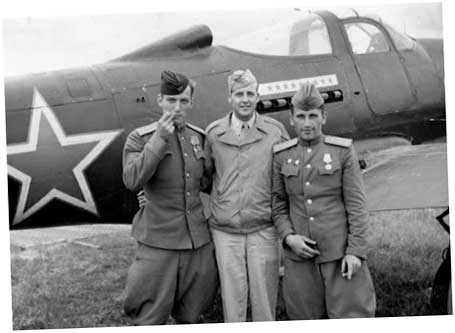 Американский и советские пилоты