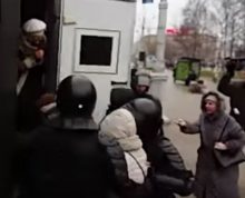 Видео разгона акций в Минске